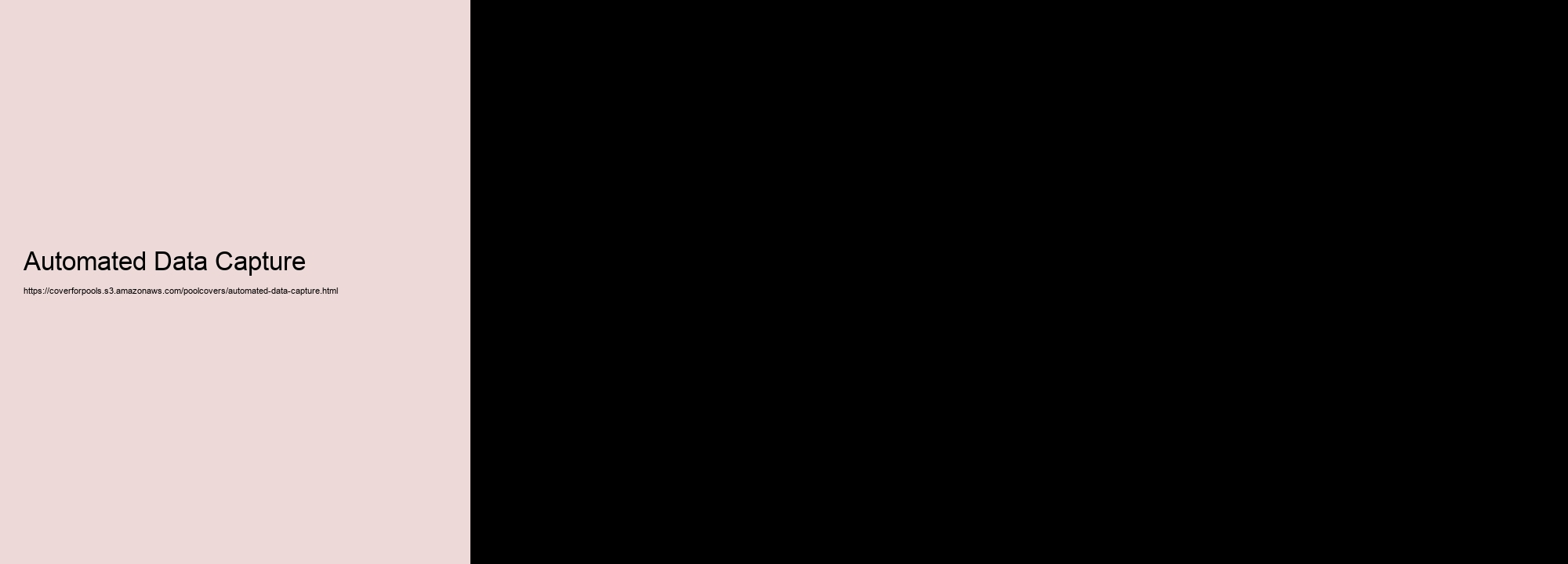 Automated Data Capture
