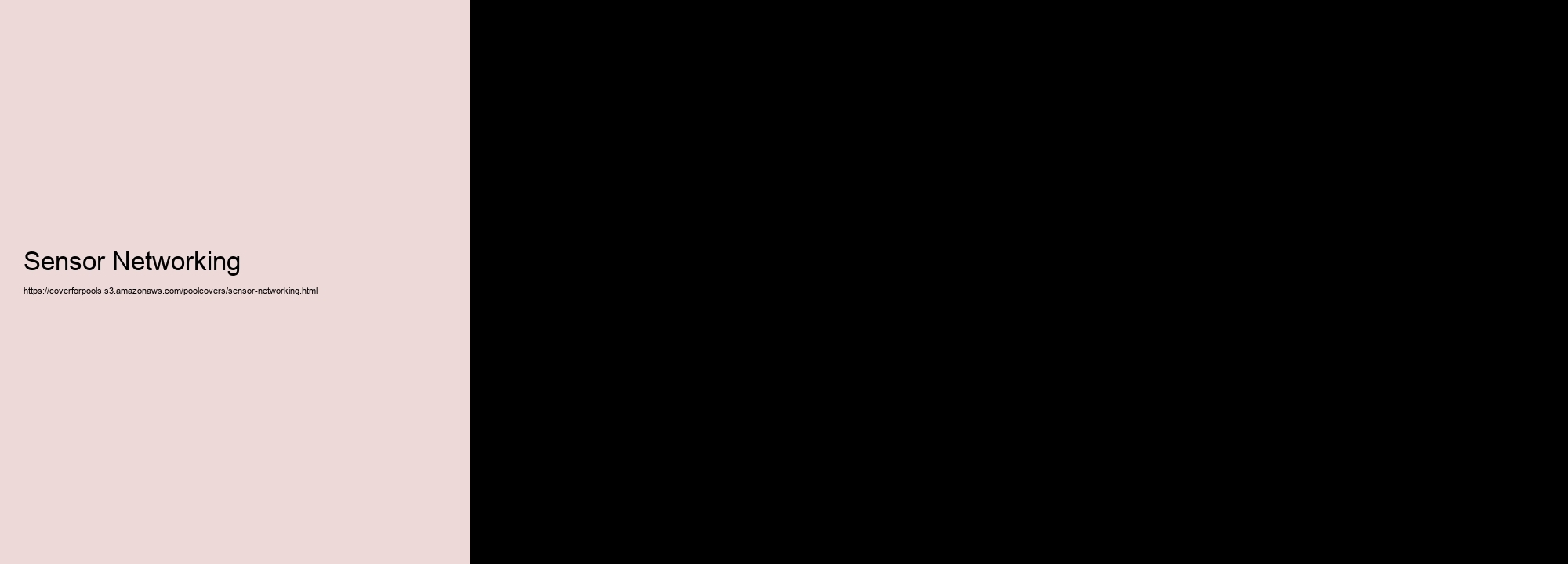 Sensor Networking